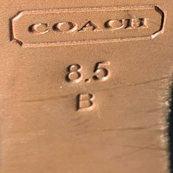 Coach Women Leather  Boots Size 8.5 - Picture 7 of 7
